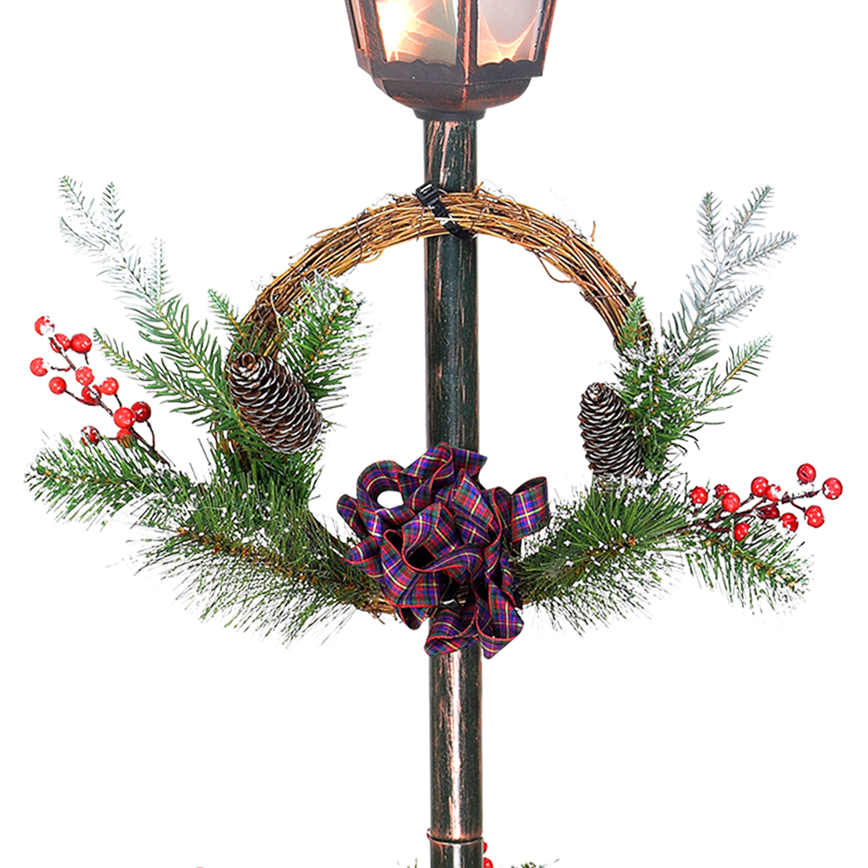 4ft Pre-lit Lamp Post